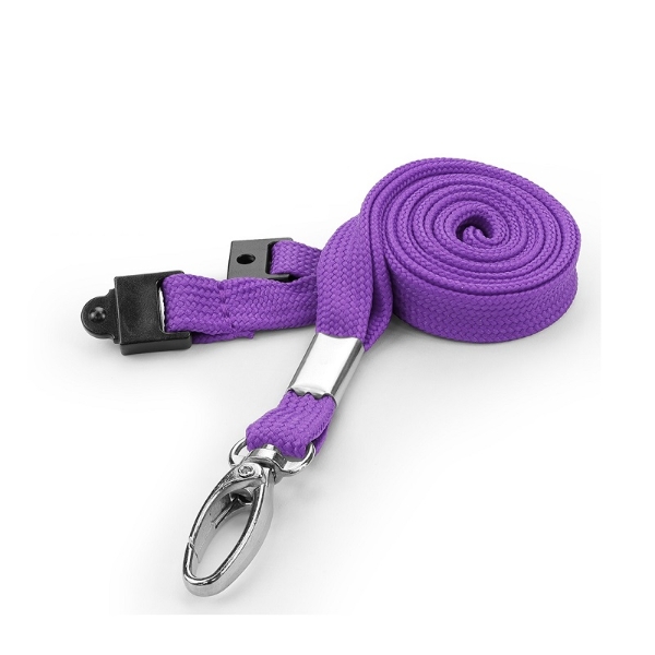 Bild von Purple tube lanyard / keyhanger 10 mm with metal lobster clip. 60270654 (DE,SE,NO,FI,RO,PL)