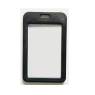 Bild von Sort 86x54 mm Card holder / carrying case hard plastic / Badge holder. Clear on both sides (vertical / portrait). 60270341 (DE,SE,NO,FI,RO,PL)