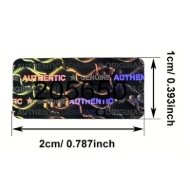 Bild von Holografic sticker tamper proof/ VOID / AUTHENTIC with number. 80102039 (DE,SE,NO,FI,RO,PL)