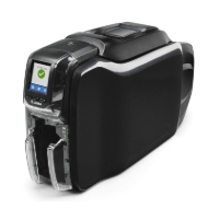 Picture of Zebra ZC350 Plastic Card Printer with USB and ethernet. ZC350SS