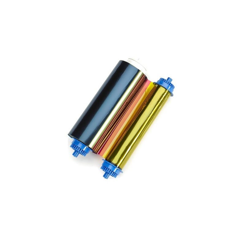 Bild von Zebra ZC10L color ribbon/dye film (YMC0). Zebra 800010-140 - 400 prints. ZEB-800010-140 (DE,SE,NO,FI,RO,PL)